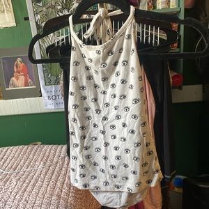 Brandy Melville Patterned Halter Top